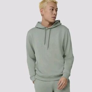 Mens size medium allbirds R & R sweatshirt hoodie in hazy pine moss green  $128